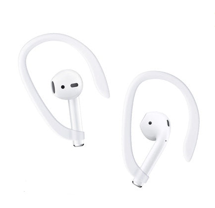 HKM-555603 Silicone Ear Protection Covers Compatible with AirPods - White, Black, Red, Pink Options