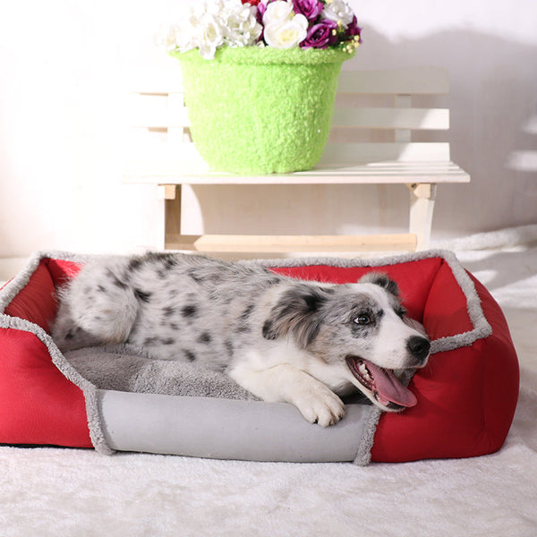 HKM-5558333 All-Season Warm Non-Woven Fabric Pet Bed in Multiple Colors and Sizes
