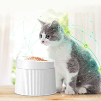 HKM-5560253 Large Capacity High Leg Cat Bowl with Neck Protection and Anti-Tumble Design