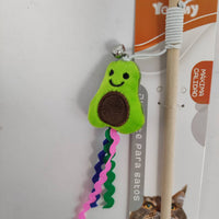 HKM-5560893 Cat Teaser Wand with Fruit-Themed Attachments