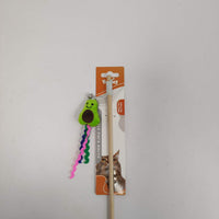 HKM-5560893 Cat Teaser Wand with Fruit-Themed Attachments