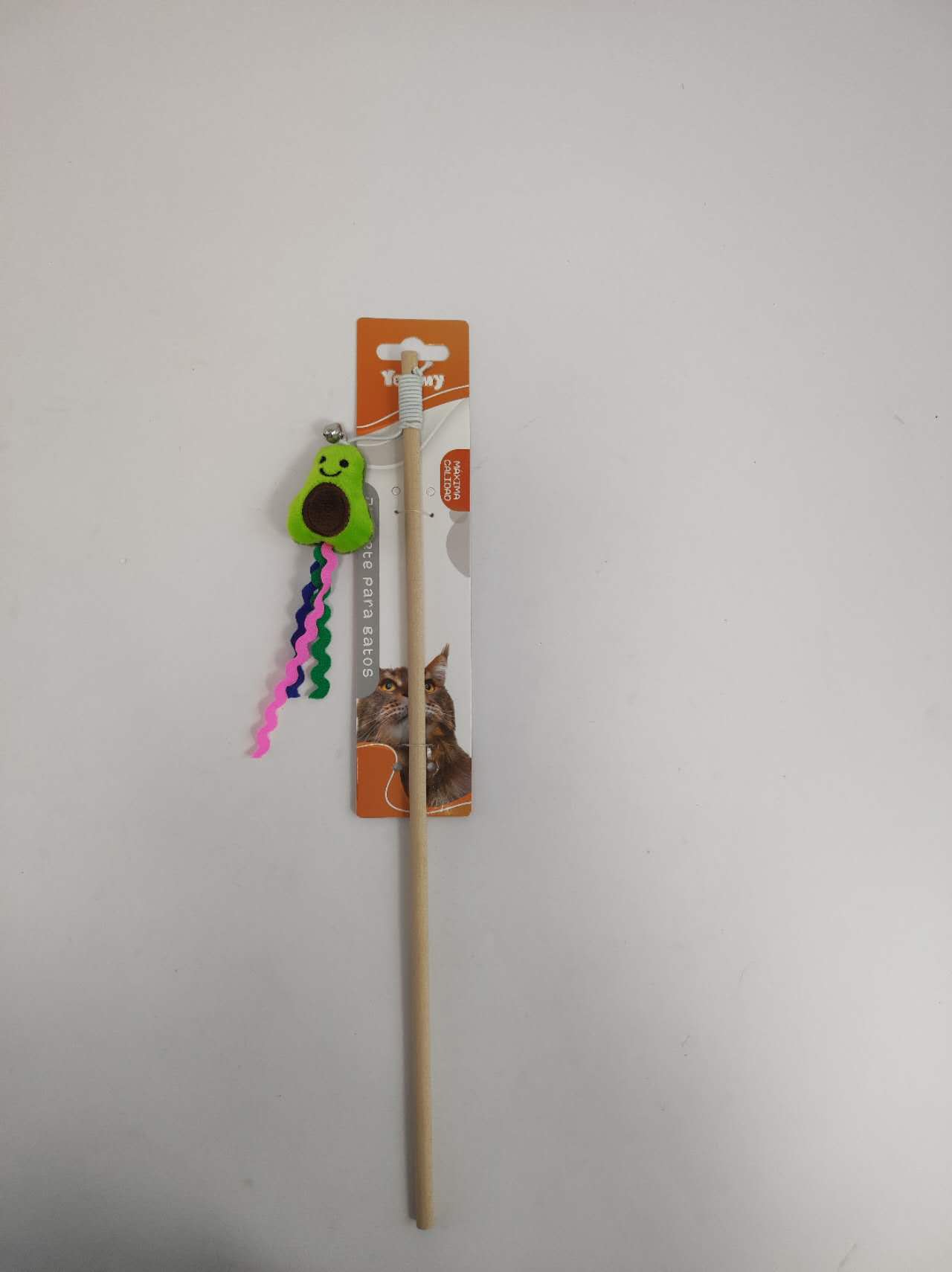 HKM-5560893 Cat Teaser Wand with Fruit-Themed Attachments
