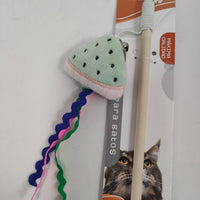 HKM-5560893 Cat Teaser Wand with Fruit-Themed Attachments