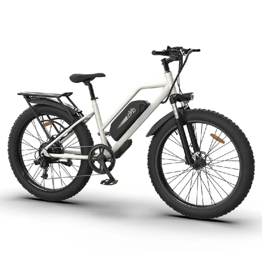 HKM-556179 48V 750W Electric Bike with 13Ah Removable Lithium Battery, 7-Speed Gears, 26" Wheels, and Disc Brakes