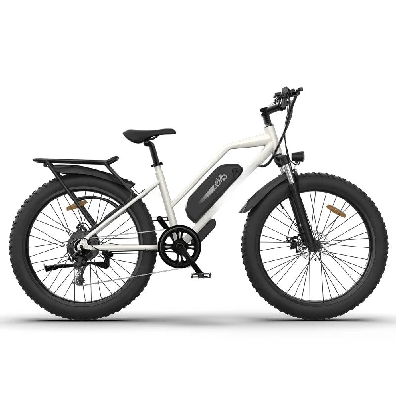 HKM-556179 48V 750W Electric Bike with 13Ah Removable Lithium Battery, 7-Speed Gears, 26" Wheels, and Disc Brakes