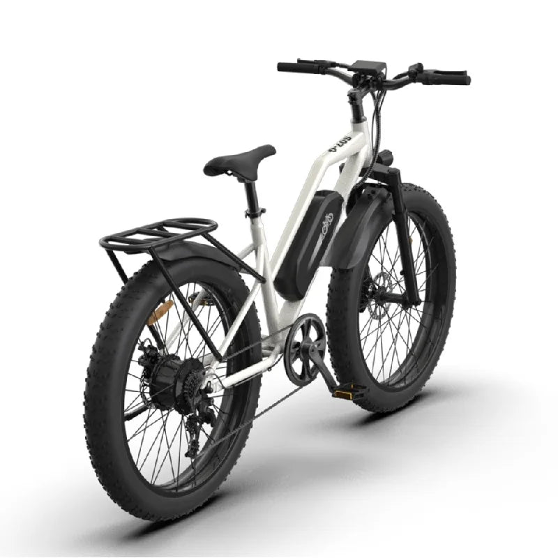 HKM-556179 48V 750W Electric Bike with 13Ah Removable Lithium Battery, 7-Speed Gears, 26" Wheels, and Disc Brakes
