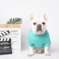 HKM-5564221 Warm Cotton Sweater for Small Dogs - Light Purple and Lake Blue Options Available