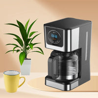 HKM-556435 Touch Panel Drip Coffee Maker for 10-12 Cups with High-Resistant Glass Pot