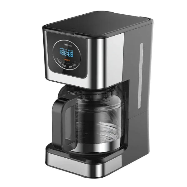 HKM-556435 Touch Panel Drip Coffee Maker for 10-12 Cups with High-Resistant Glass Pot