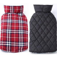 HKM-5564477 Waterproof Tartan Dog Jacket - Outdoor Coat for All Sizes