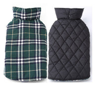 HKM-5564477 Waterproof Tartan Dog Jacket - Outdoor Coat for All Sizes