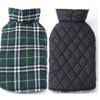HKM-5564477 Waterproof Tartan Dog Jacket - Outdoor Coat for All Sizes