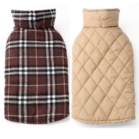 HKM-5564477 Waterproof Tartan Dog Jacket - Outdoor Coat for All Sizes