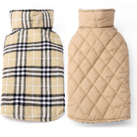HKM-5564477 Waterproof Tartan Dog Jacket - Outdoor Coat for All Sizes