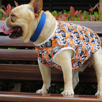 HKM-5565629 Dog Summer Vest in Yellow - Lightweight Polyester Fabric, Sizes XS to 3XL