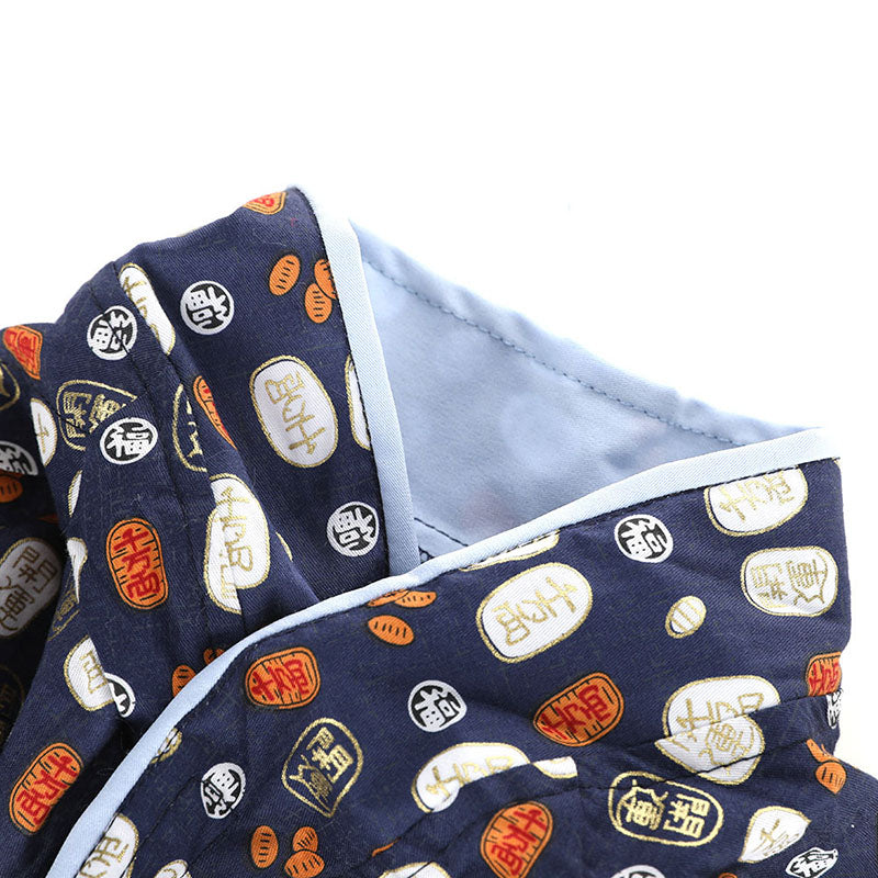HKM-5566397 Medium Kimono Style Spring and Summer Outfit for Small Dogs
