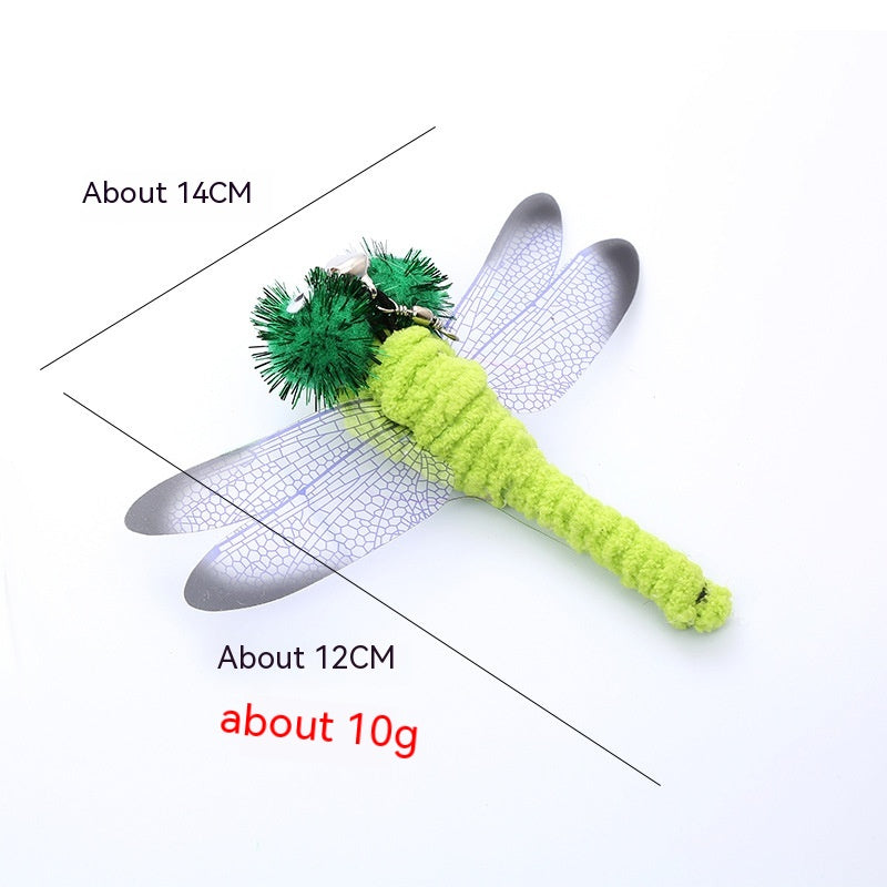 HKM-5566653 Colorful Cat Teaser Feather Replacement Heads for Engaging Pet Play