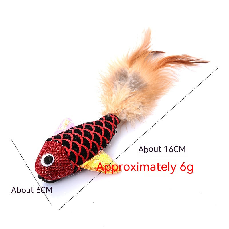 HKM-5566653 Colorful Cat Teaser Feather Replacement Heads for Engaging Pet Play