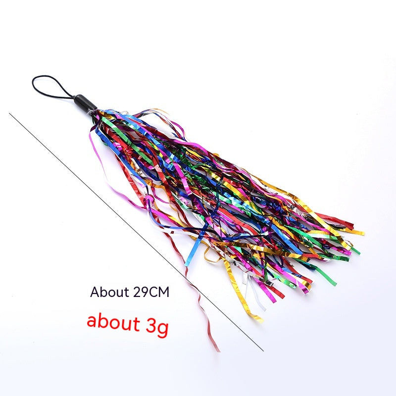 HKM-5566653 Colorful Cat Teaser Feather Replacement Heads for Engaging Pet Play