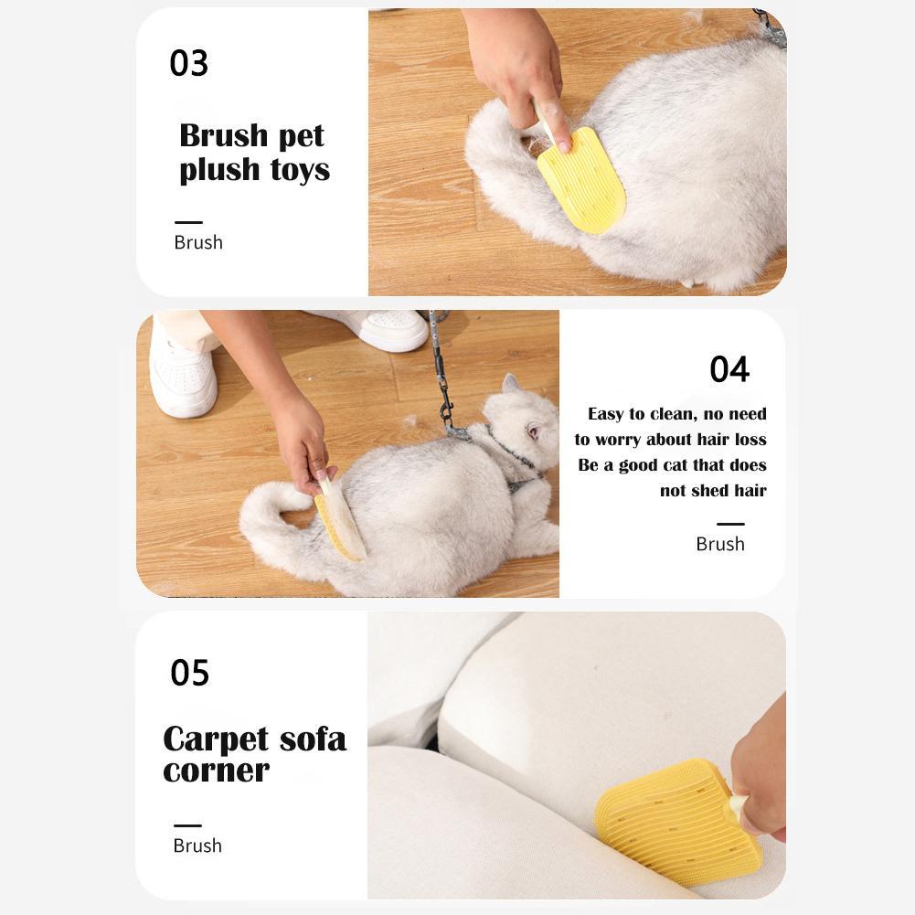 HKM-5567293 Soft and Washable Pet Grooming Brush for Cats and Dogs, Multi-Purpose Hair Removal Tool