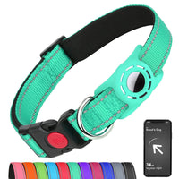 HKM-5567805 Reflective Nylon Dog Collar with Monochrome Options for All Seasons