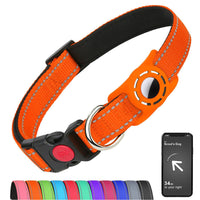 HKM-5567805 Reflective Nylon Dog Collar with Monochrome Options for All Seasons