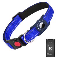 HKM-5567805 Reflective Nylon Dog Collar with Monochrome Options for All Seasons