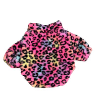 HKM-5568189 Colorful Leopard Print Velvet Coat for Pets in Various Sizes S-XXL
