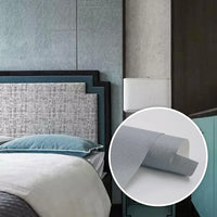 HKM-556883 Linen Wallpaper with Antibacterial and Water-Resistant Properties for Easy Maintenance