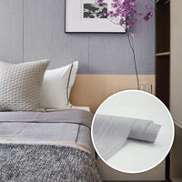 HKM-556883 Linen Wallpaper with Antibacterial and Water-Resistant Properties for Easy Maintenance