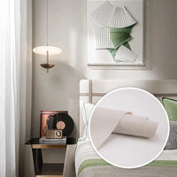 HKM-556883 Linen Wallpaper with Antibacterial and Water-Resistant Properties for Easy Maintenance
