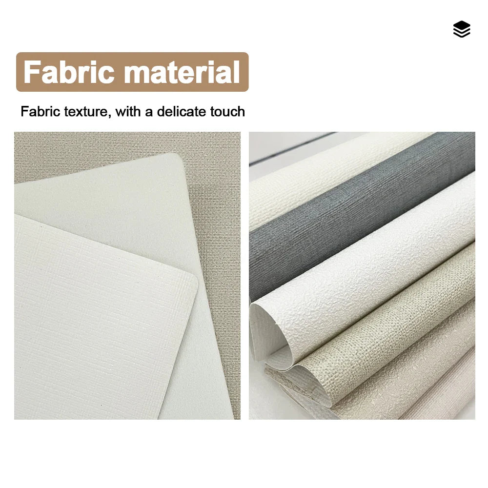 HKM-556883 Linen Wallpaper with Antibacterial and Water-Resistant Properties for Easy Maintenance