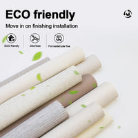 HKM-556883 Linen Wallpaper with Antibacterial and Water-Resistant Properties for Easy Maintenance