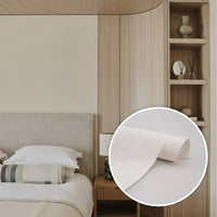 HKM-556883 Linen Wallpaper with Antibacterial and Water-Resistant Properties for Easy Maintenance