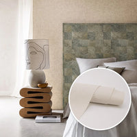 HKM-556883 Linen Wallpaper with Antibacterial and Water-Resistant Properties for Easy Maintenance