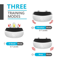 HKM-5569085 Stop Barking Device for Dogs - Black and White ABS Material Trainer