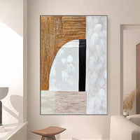 HKM-556947 Handmade Modern Abstract Oil Painting Canvas for Living Room Wall Art Decor