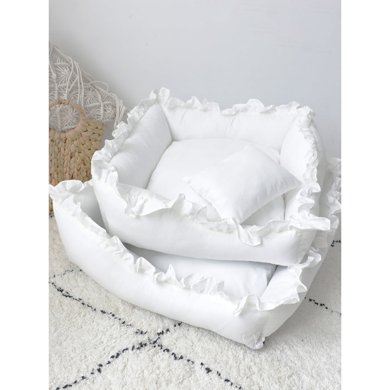 HKM-5569853 Super Comfy Dog Bed Sofa - Removable Washable Mat for Small and Medium Pets