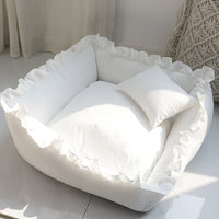 HKM-5569853 Super Comfy Dog Bed Sofa - Removable Washable Mat for Small and Medium Pets