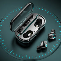 HKM-557011 X8 TWS Bluetooth 5.1 Earbuds with HiFi Bass, Waterproof Design, Touch Control, and LED Display