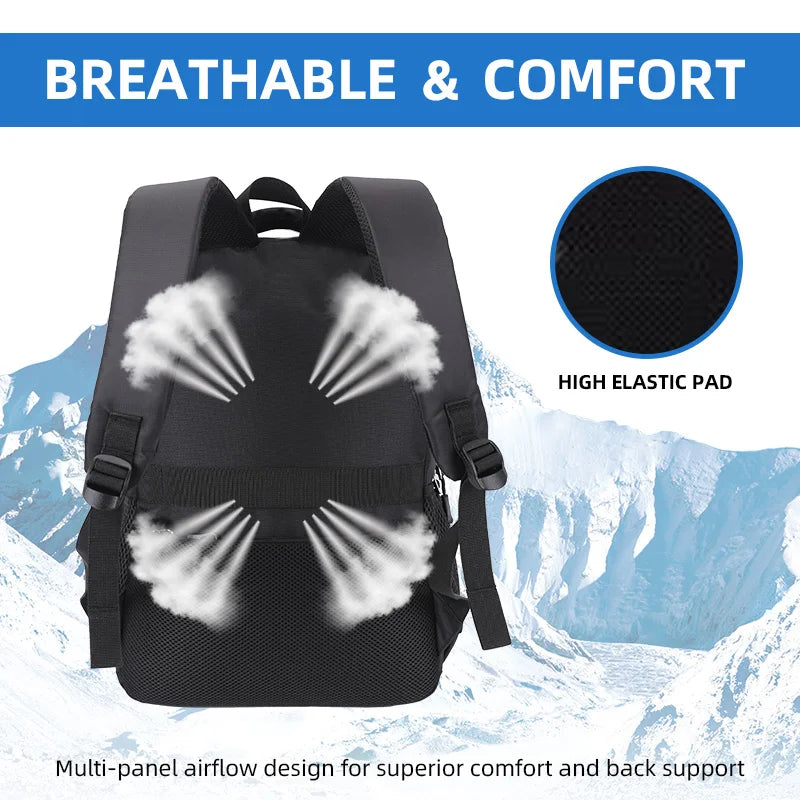 HKM-557075 Business Laptop Backpack for Men with Custom Logo Design and Organised Compartments