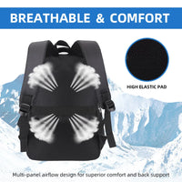 HKM-557075 Business Laptop Backpack for Men with Custom Logo Design and Organised Compartments