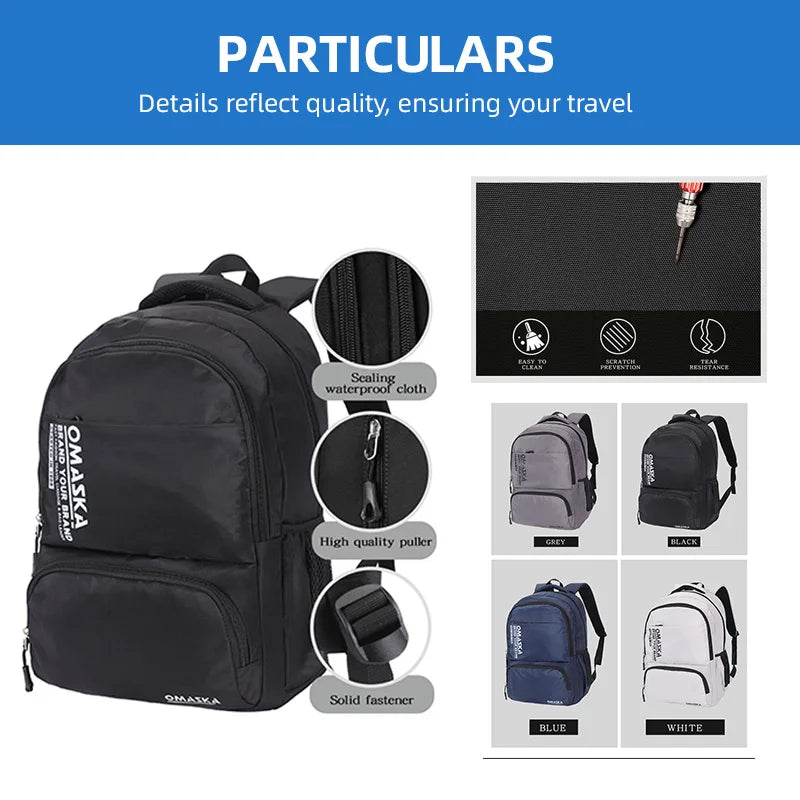HKM-557075 Business Laptop Backpack for Men with Custom Logo Design and Organised Compartments