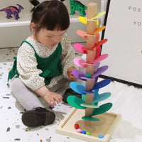 HKM-557139 Interactive Musical Tree Assembly Kit for Kids - Educational Rainbow Ball Run Track Toy