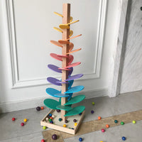 HKM-557139 Interactive Musical Tree Assembly Kit for Kids - Educational Rainbow Ball Run Track Toy