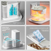 HKM-5571773 Wireless Thermostatic Cat Water Dispenser with Dual Drinking Functionality and Filter System