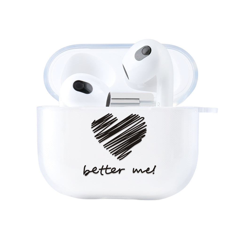 HKM-557203 Cartoon Animal Design TPU Headphone Shell for AirPods 3rd Generation