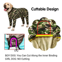 HKM-5572157 Lightweight Cotton Dog Joint Protection Suit for Medium and Large Breeds