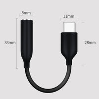 HKM-557395 Digital Decoding 3.5mm DAC Audio Adapter Cable - 95cm, Soft and Durable TPE Material, High-Quality Sound Transmission
