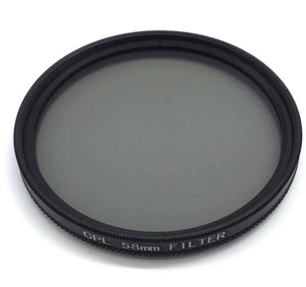 HKM-557587 CPL Polarizing Camera Lens Filter in Aviation Aluminum – Reduces Reflections and Enhances Colors